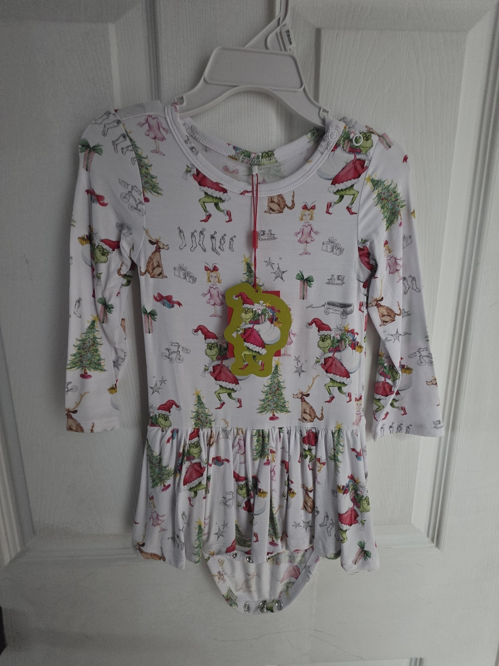 NWT Posh Peanut Grinch Twirl Dress 2T